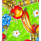 sugarcane lime green oilcloth swatch