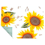 sunflower oilcloth placemat