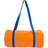 freckled sage tangerine oilcloth duffel bag