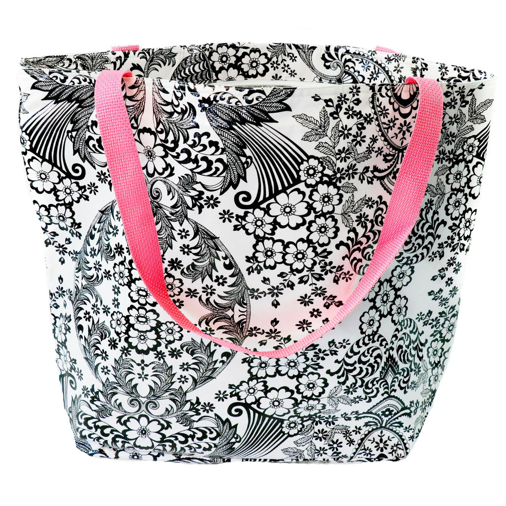 Oilcloth Insulated Zip Totes