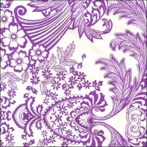 freckled sage toile purple oilcloth swatch
