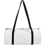 freckled sage white oilcloth duffel bag