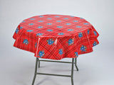 freckledsage.com bouquet red round tablecloth