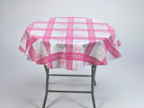 freckledsage.com pink cornflower round tablecloth