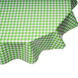 Lime Houndstooth  round tablecloth