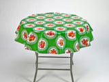 freckledsage doily green round tablecloth