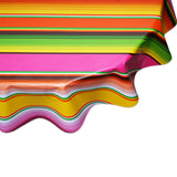 Serape Pink oilcloth tablelcoth