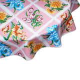 FreckledSage.com Sentimental Pink Round Tablecloth