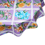 FreckledSage.com Round Tablecloth Sentimental Purple