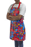 Freckled Sage Oilcloth Apron Betty's Bunch Navy