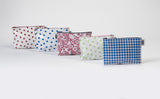 Freckled Sage Oilcloth Zipper Pouch Set of 3