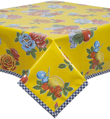 Lemons and Roses Tablecloths