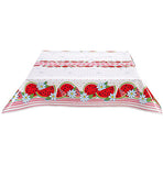 Watermelon Pink Oilcloth Tablecloth