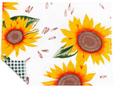 Freckled Sage Genuine Oilcloth Placemats in Sunflower