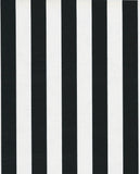 Stripe Black round oilcloth tablecloth
