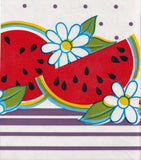 Watermelon Purple Oilcloth Tablecloth
