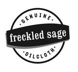 Freckled Sage Custom Oilcloth Tablecloth