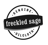 Freckled Sage Custom Oilcloth Tablecloth