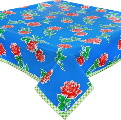 Freckled Sage Vintage Rose Tablecloth